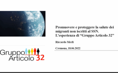 Salute e Migrazioni: corso per MMG -2022